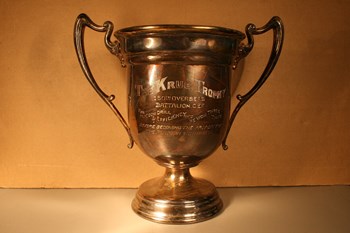 The Krug Trophy 160th Overseas Battalion C.E.F for Platoon Drill & Efficiency, front